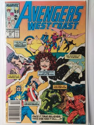 Avengers West Coast #49 V1