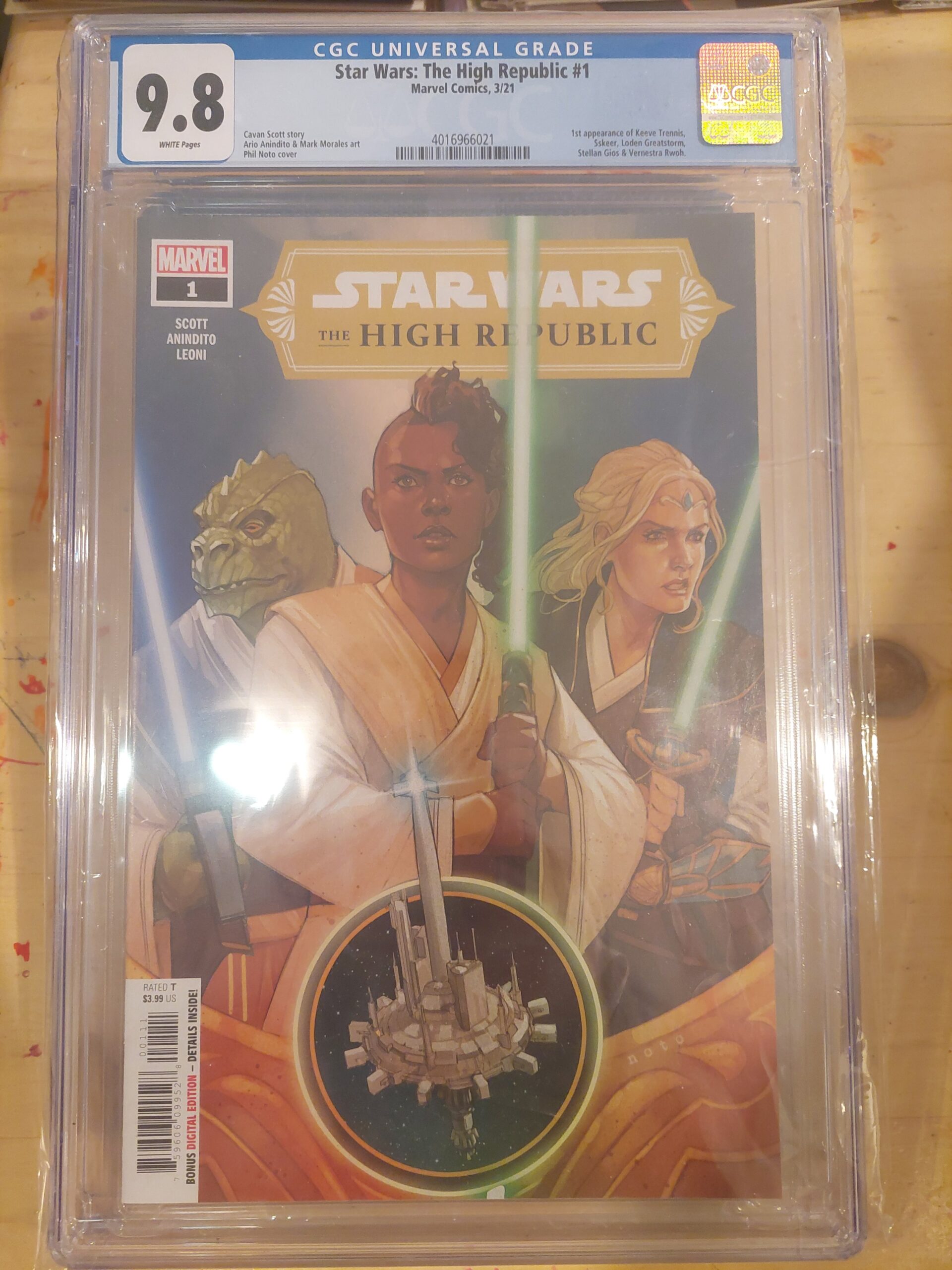 Star Wars: The High Republic #1 V1 CGC 9.8