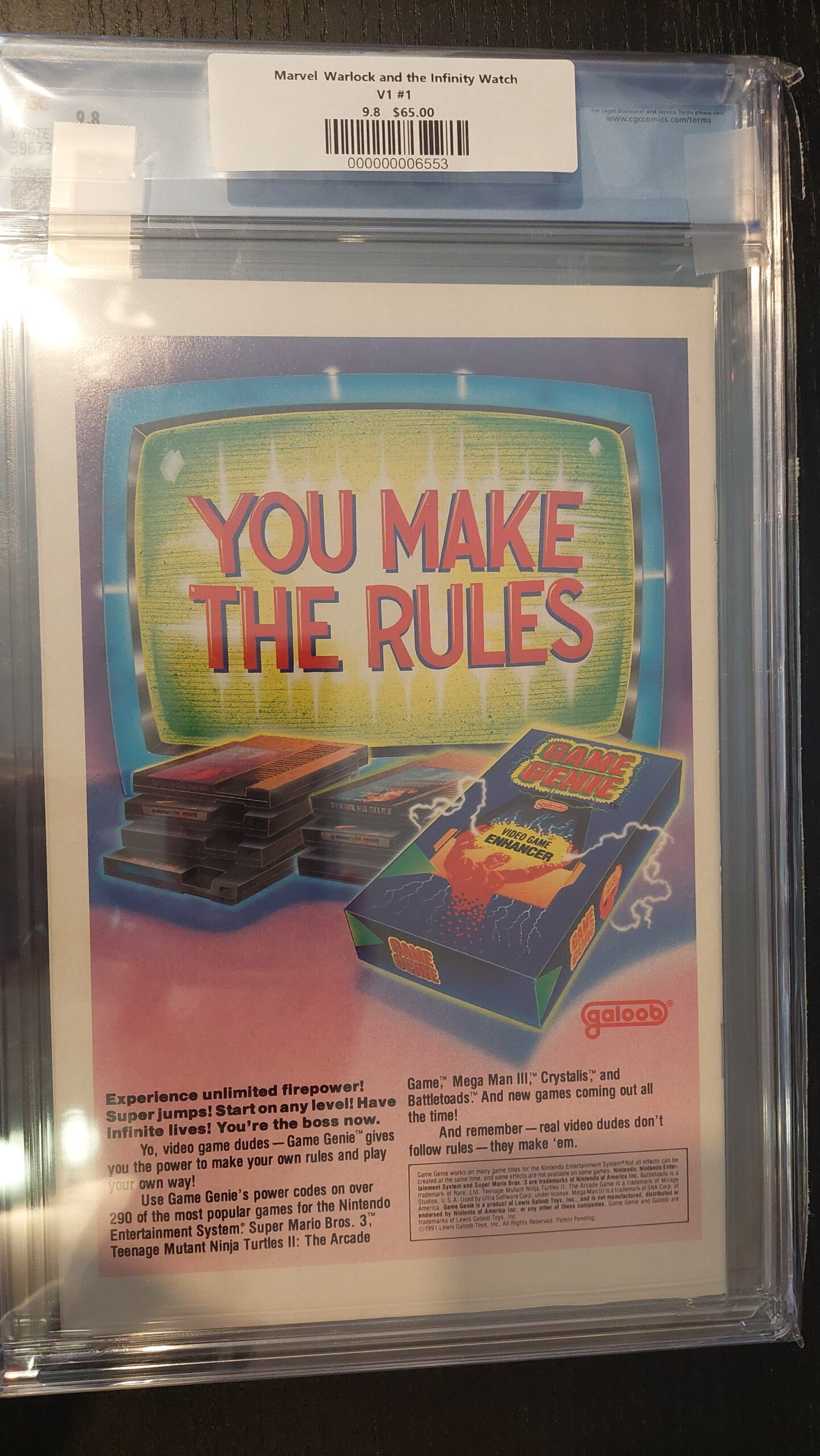 Warlock and the Infinity Watch #1 V1 CGC 9.8 - Image 2