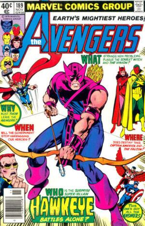 The Avengers #189B V1